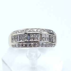 Levian 14k white gold wide band